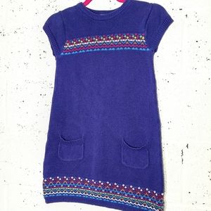 Carter's Size 6x Purple Knit Short Sleeve Dress